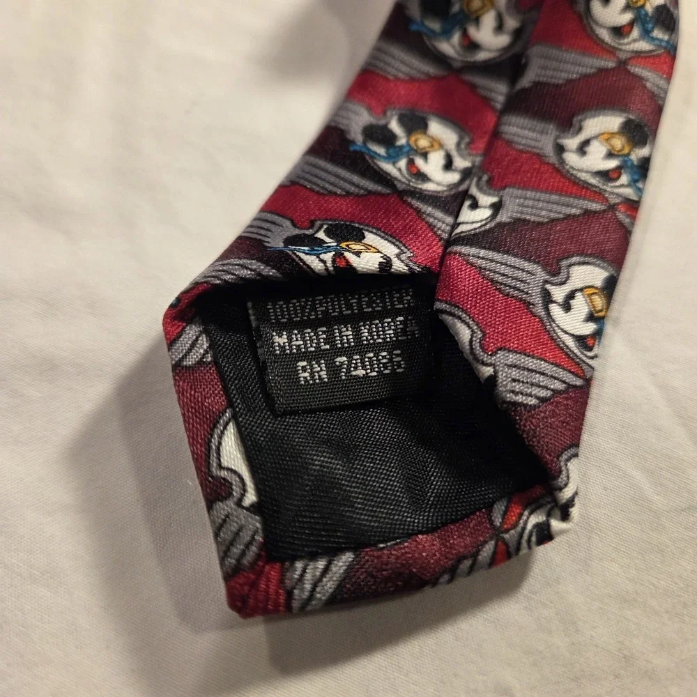 Disney Mickey Unlimited Men's Neck Tie‎ Pilot Mickey Mouse